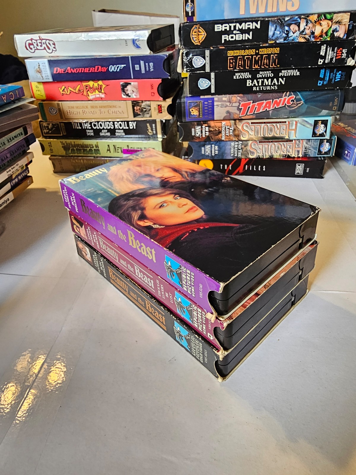 Beauty and the Beast VHS lot! Three Movies! Great Condition!