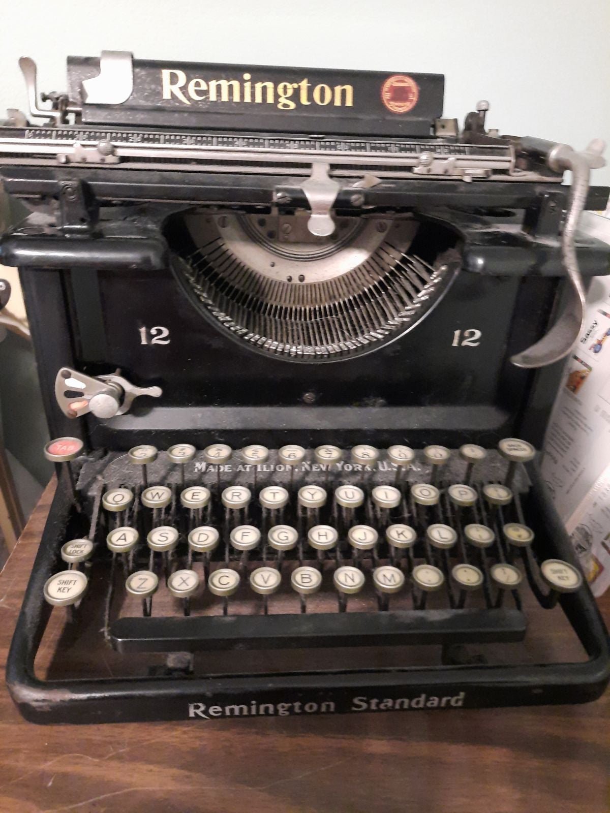 Vintage typewriter