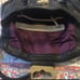 black leather clutch purse