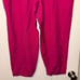 LOFT Women’s Bright Pink Linen Blend Paperbag Pants Size XL