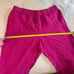 LOFT Women’s Bright Pink Linen Blend Paperbag Pants Size XL