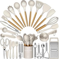 Silicone Kitchen Utensil Set, 34PCS