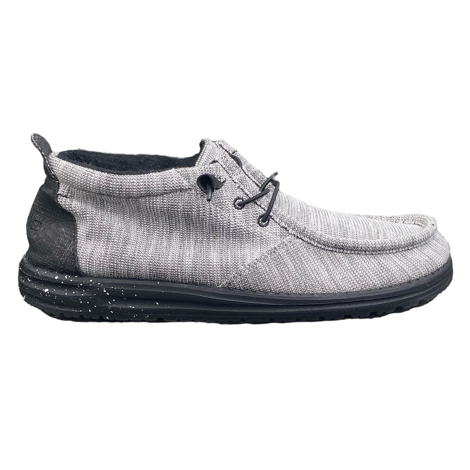 Hey Dude Men’s Wally Grey Slip On Loafer Size US 11