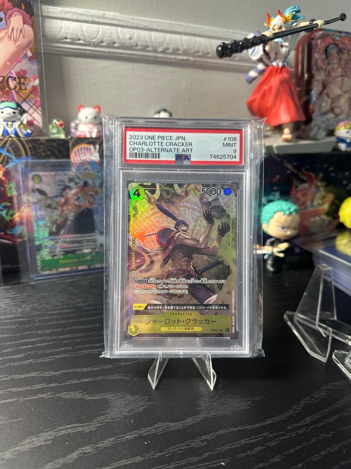 Charlotte Cracker alt art op03 Japanese PSA 9