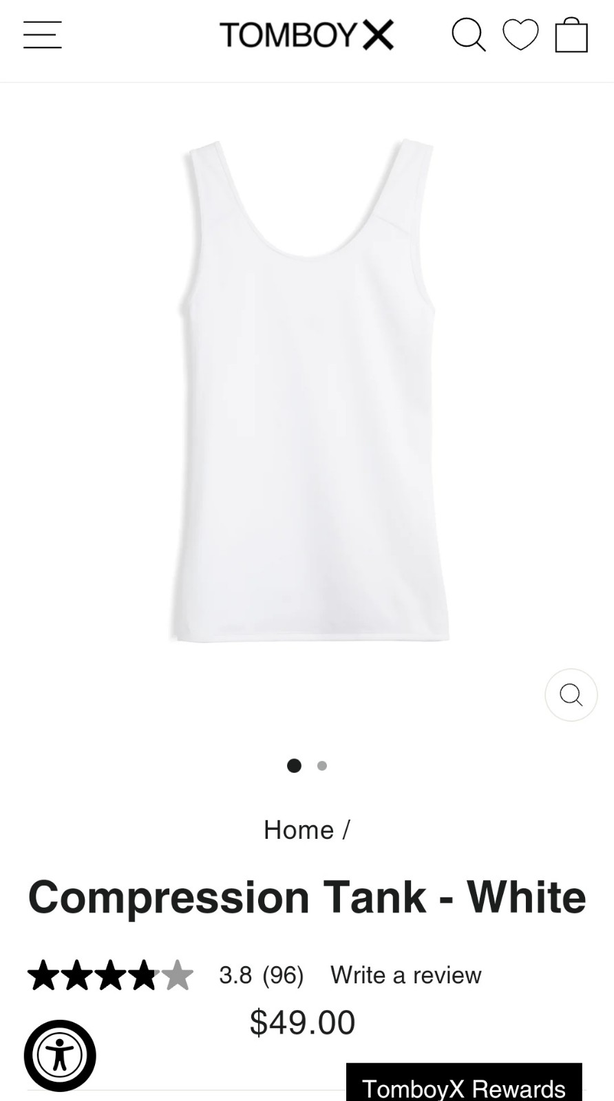 TOMBOYX Compression top