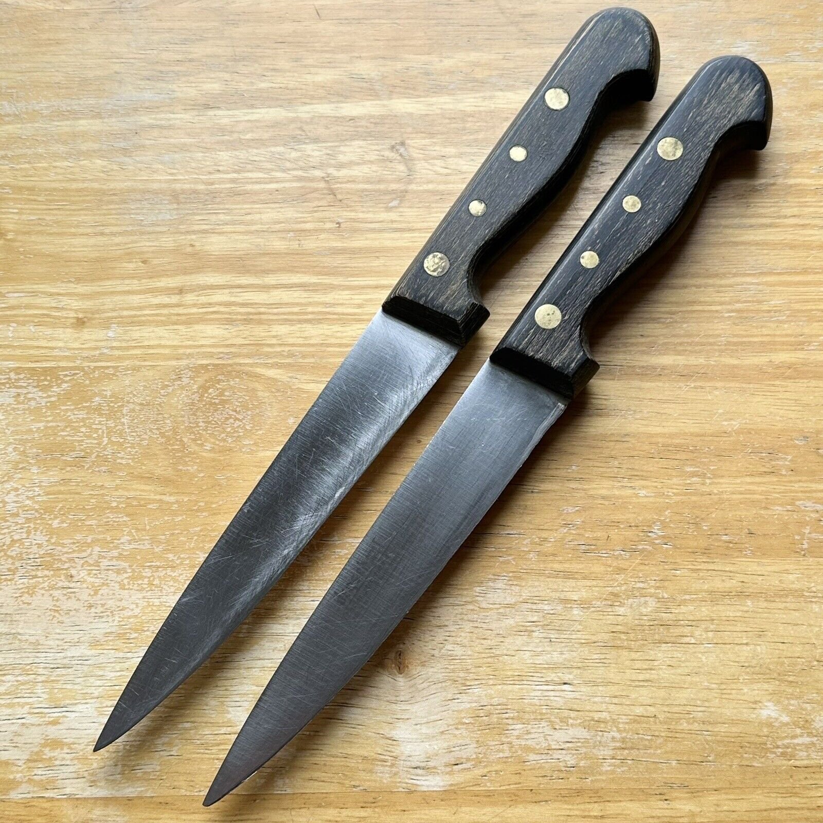 Set Of 2 SHARP Vtg DEGSCHARF 6.5” Blade Stainless Steel Germany Utility Knives