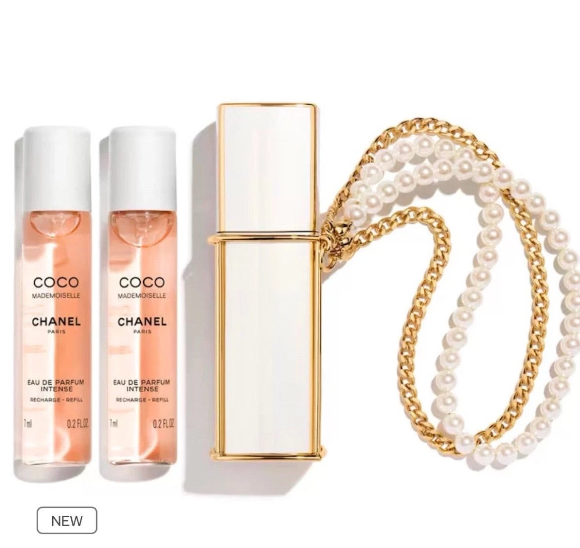 CHANEL COCO MADEMOISELLE Pearl Chain Mini Twist Purse Spray - Spring 2025