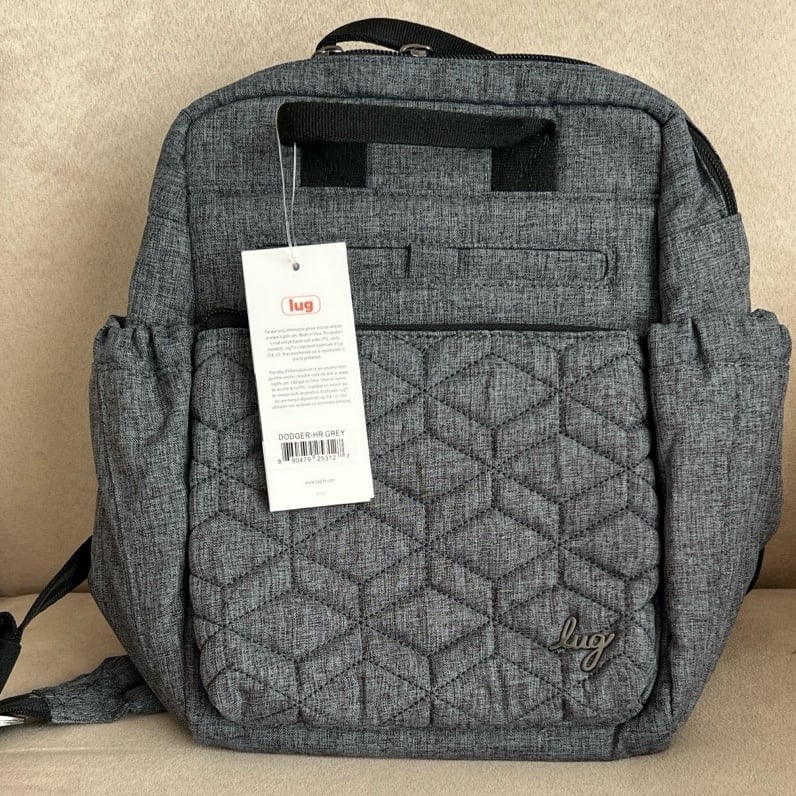 NWT Lug Dodger Backpack in Heather Grey