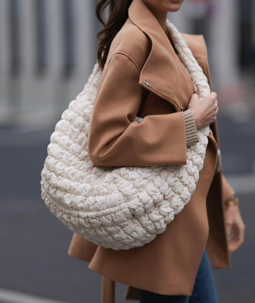 JASON WU Large Bubble Hobo Leather Shoulder Bag New