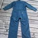 Vtg Big Ben Men's Coveralls Size 46 Short Green USA cosplay Michael Myers