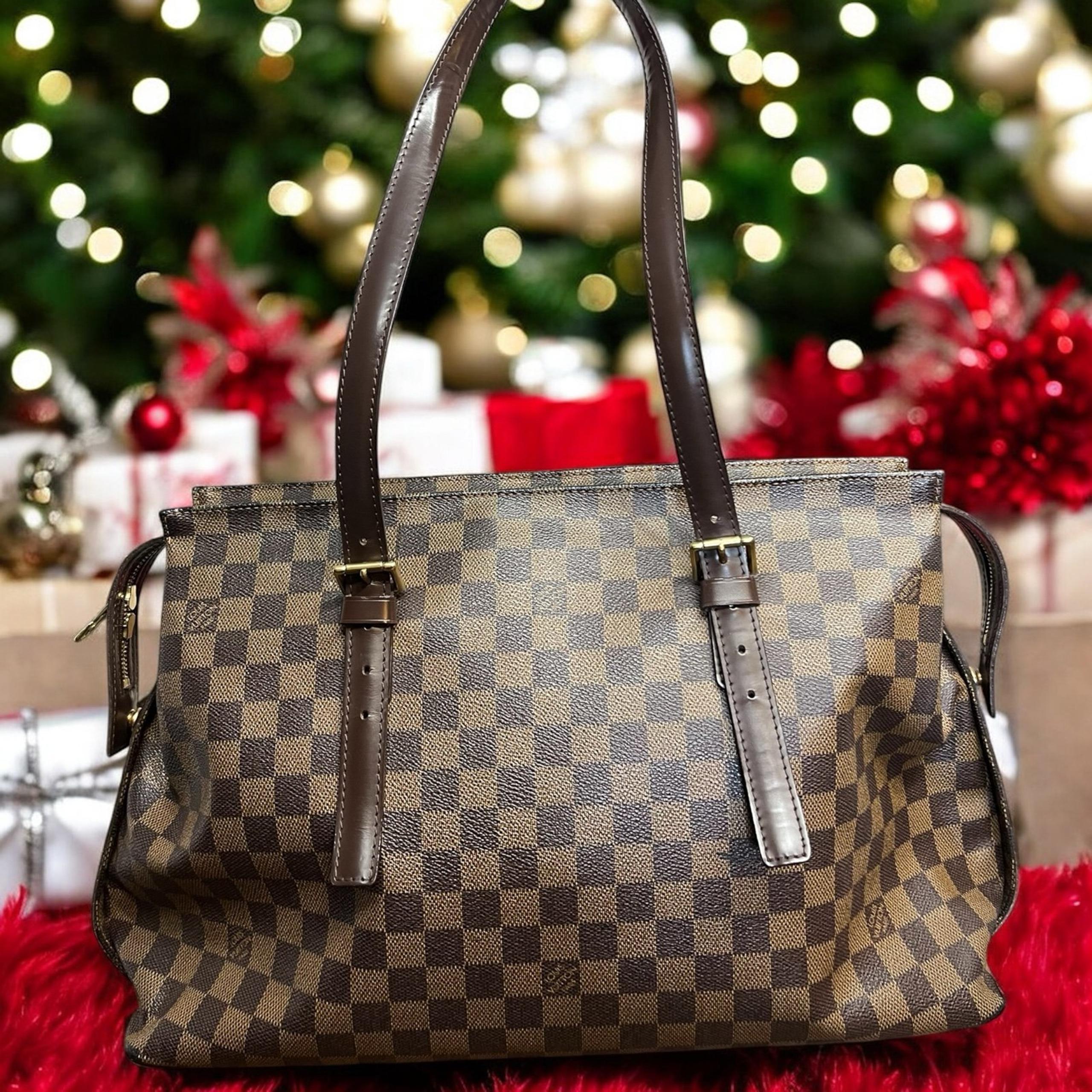 Louis Vuitton Damier Ebene Chelsea Tote/ shoulder bag