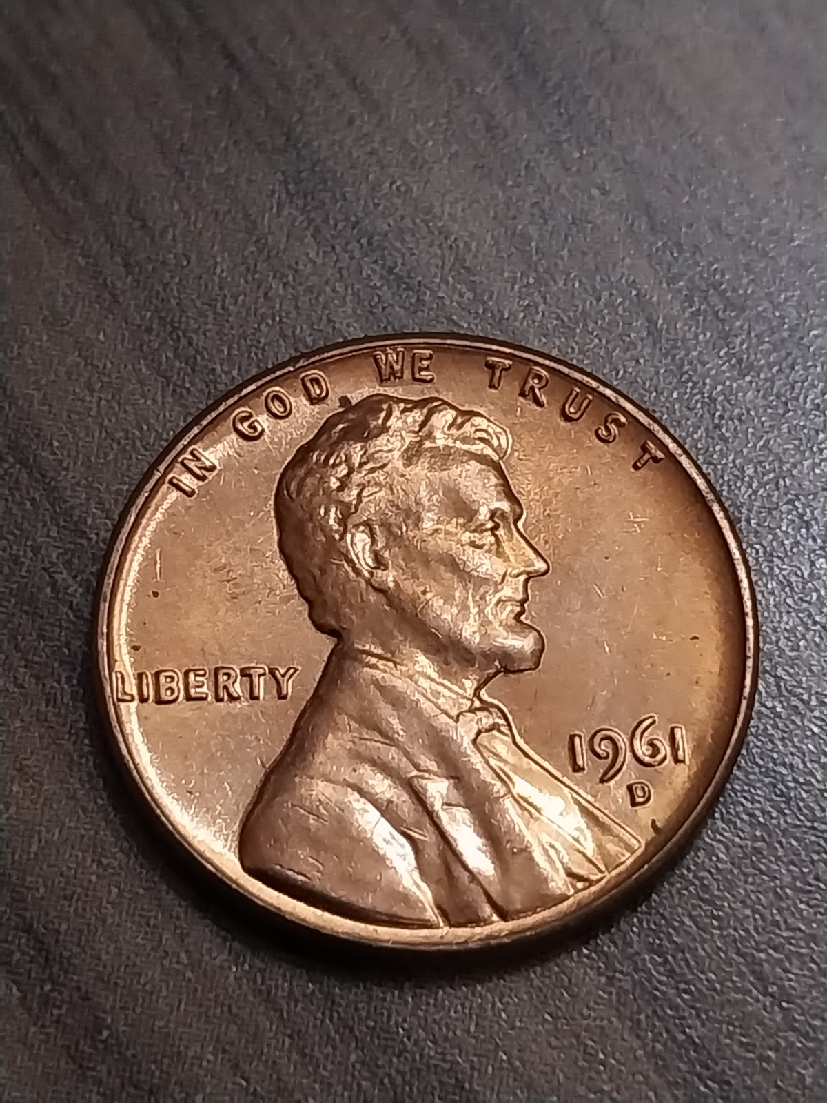 1961 P BU Lincoln memorial Penny