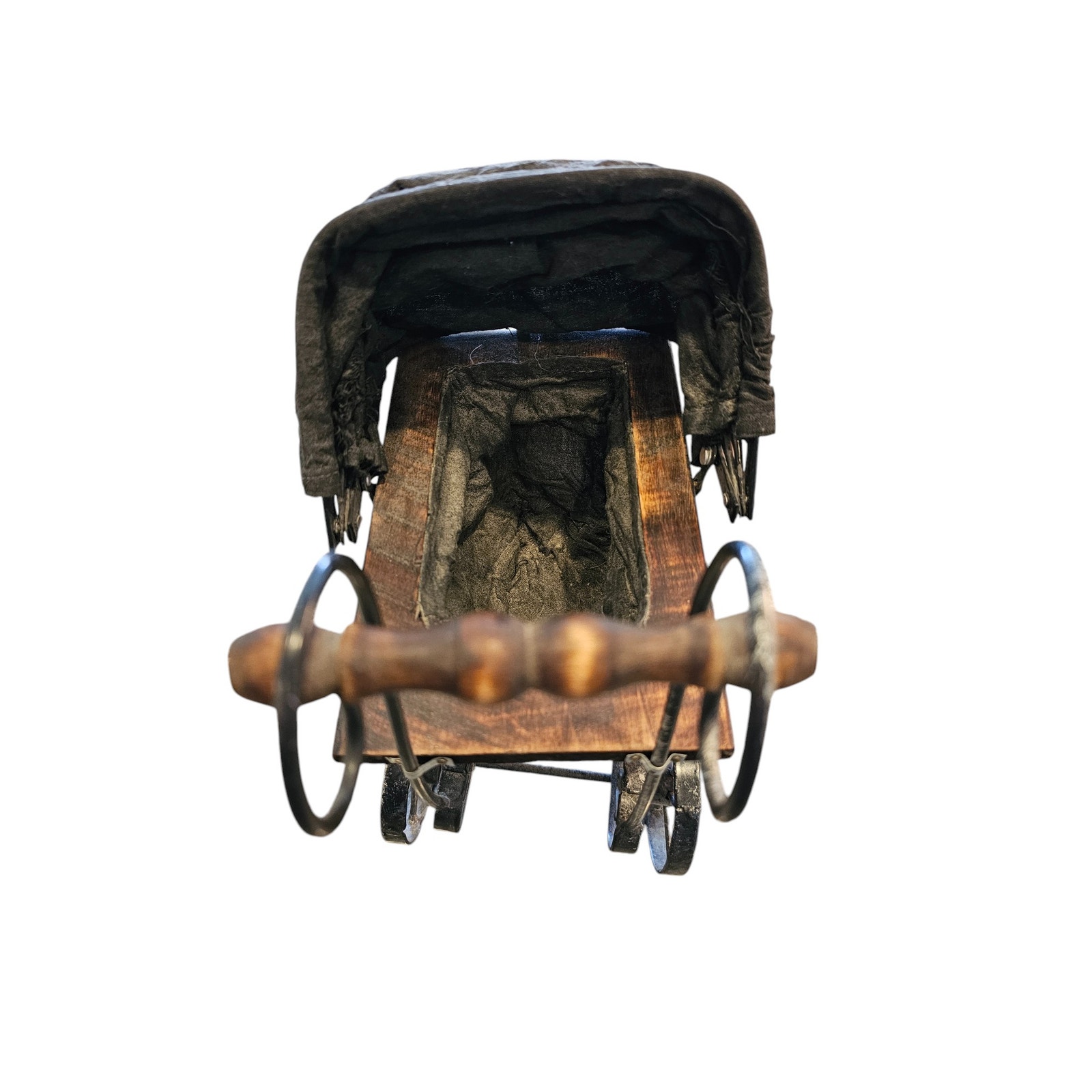 metal baby carriage