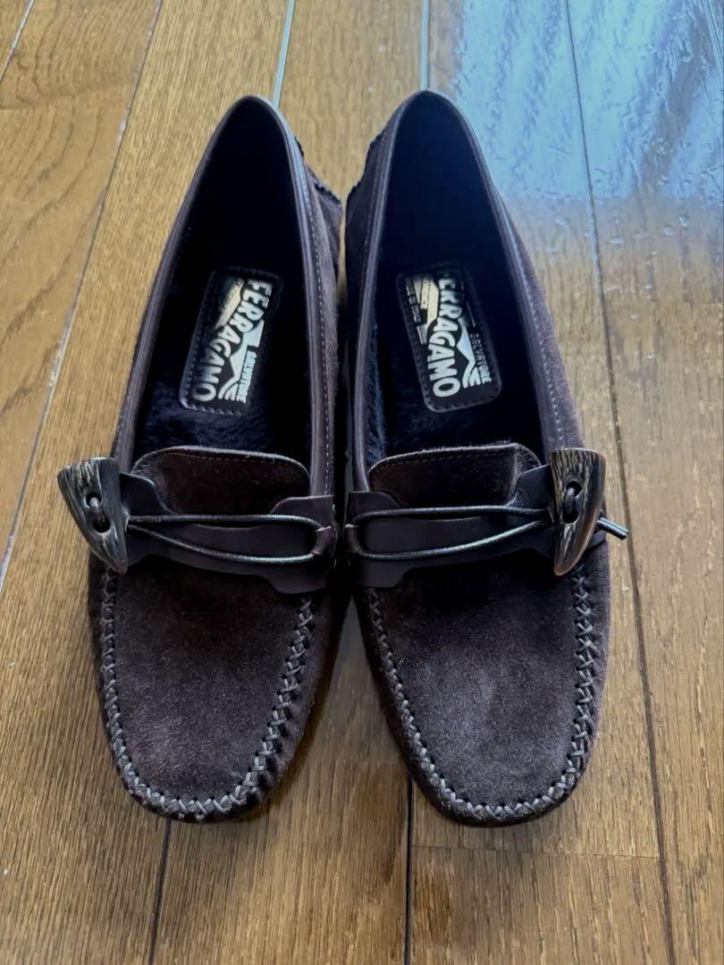 Brand New! FERRAGAMO Brown Moccasins