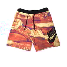 Nike Swoosh Organic Distortion Alumni Sweat Shorts CW4805-100 Men's Size M NEW