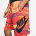 Nike Swoosh Organic Distortion Alumni Sweat Shorts CW4805-100 Men's Size M NEW
