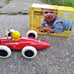 Vintage 1960's Brio Wood Racing Car Baby Toy