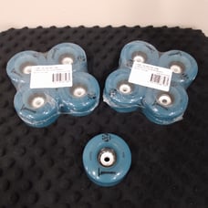 Luminous LED Quad Wheels Blue Glow