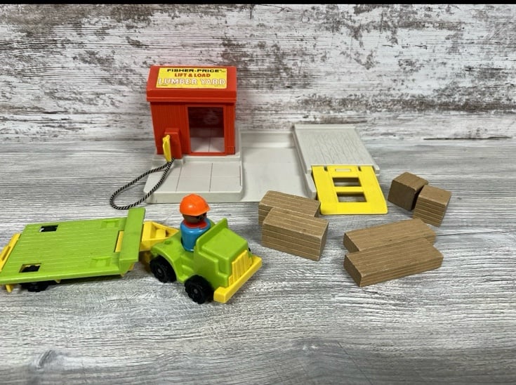 Fisher price little people lumber yard