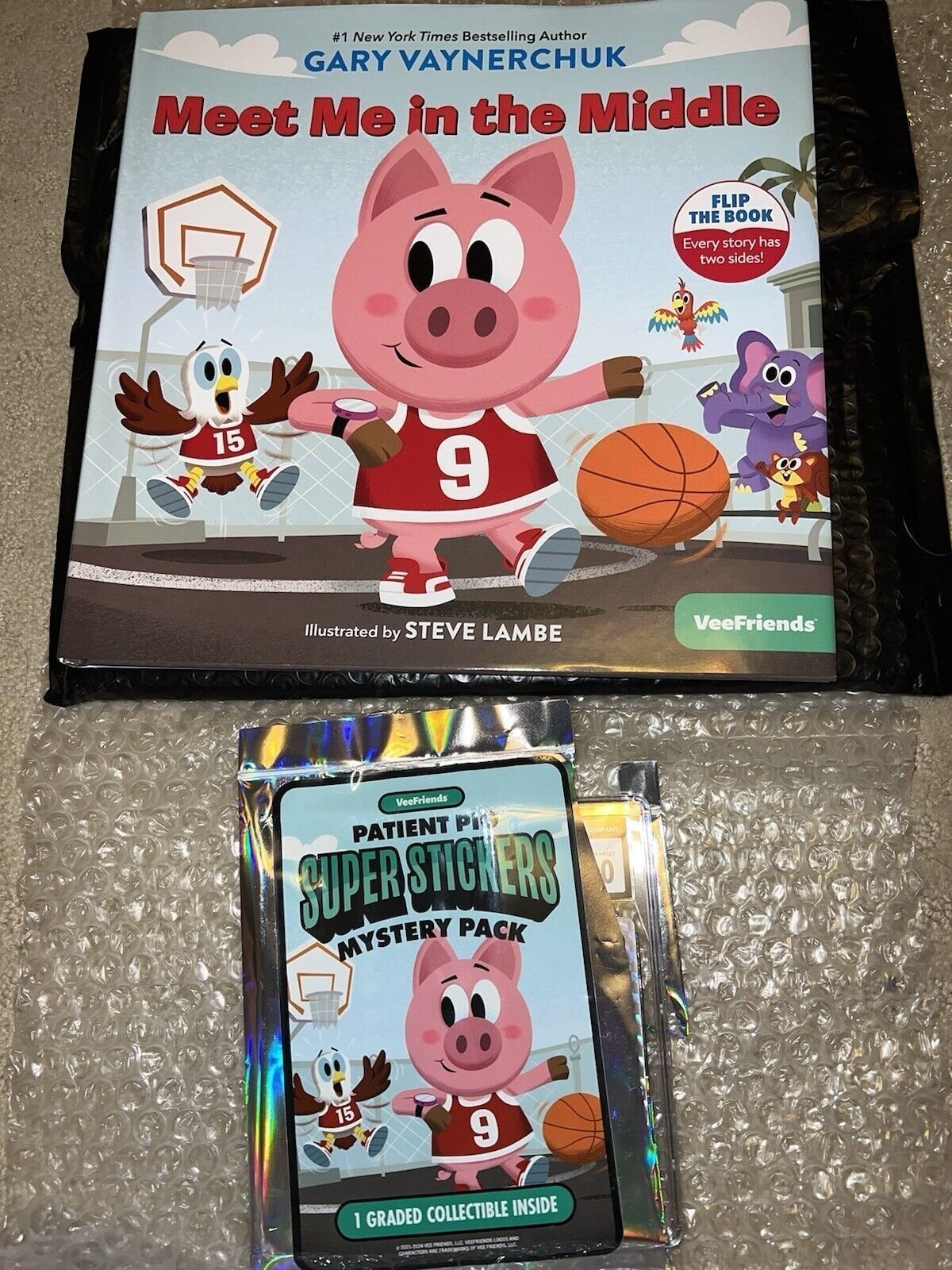 2024 Patient Pig Super Sticker Practice CGC 10, Meet Me In The Middle Veefriends