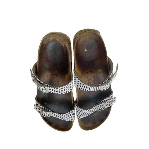 Birkis By Birkenstock Polka Dot Sandals Size 38 (US Womens 7.5-8)