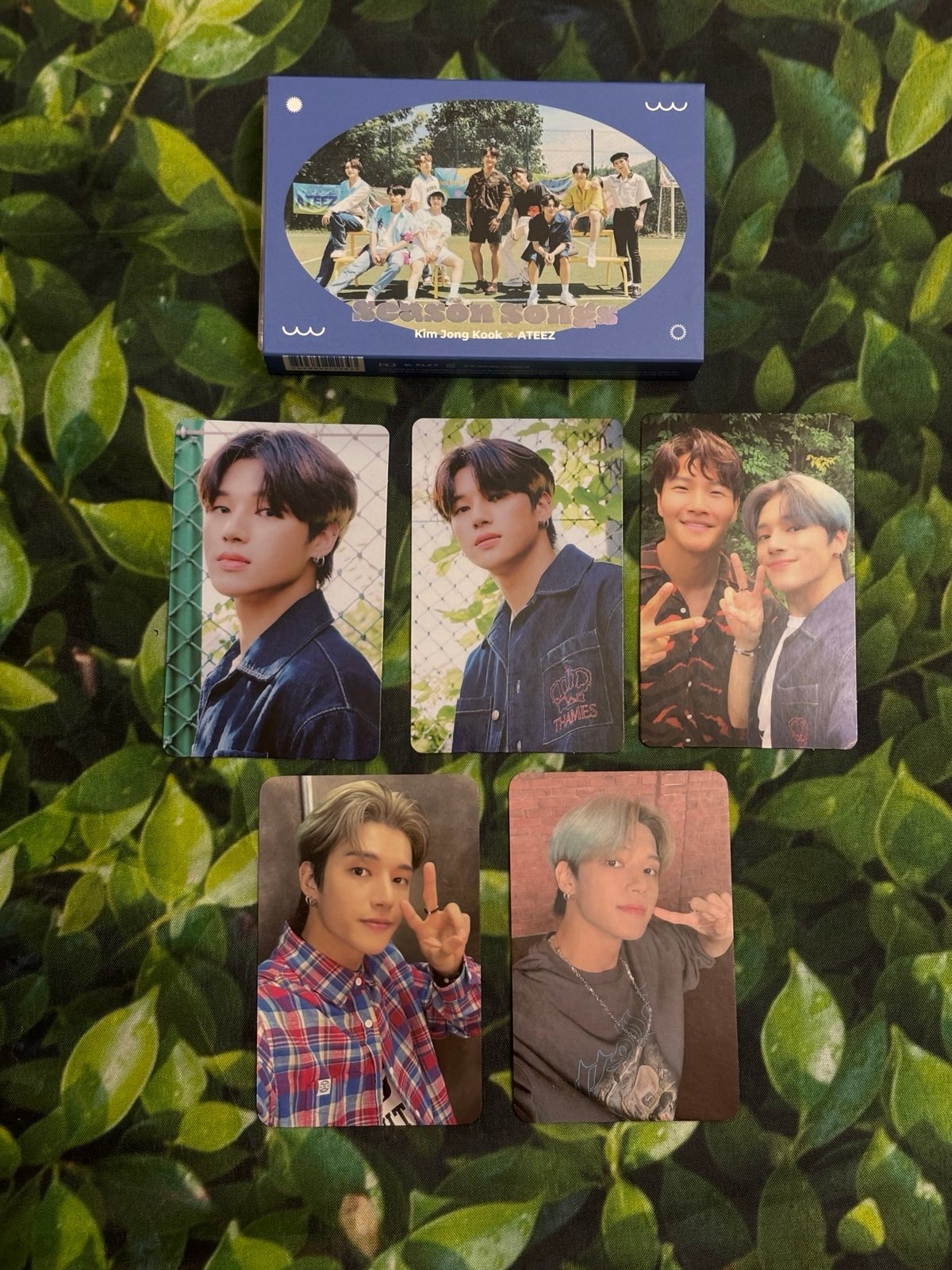 [SORTED] Kim Jong Kook x Ateez Season Songs Wooyoung Set