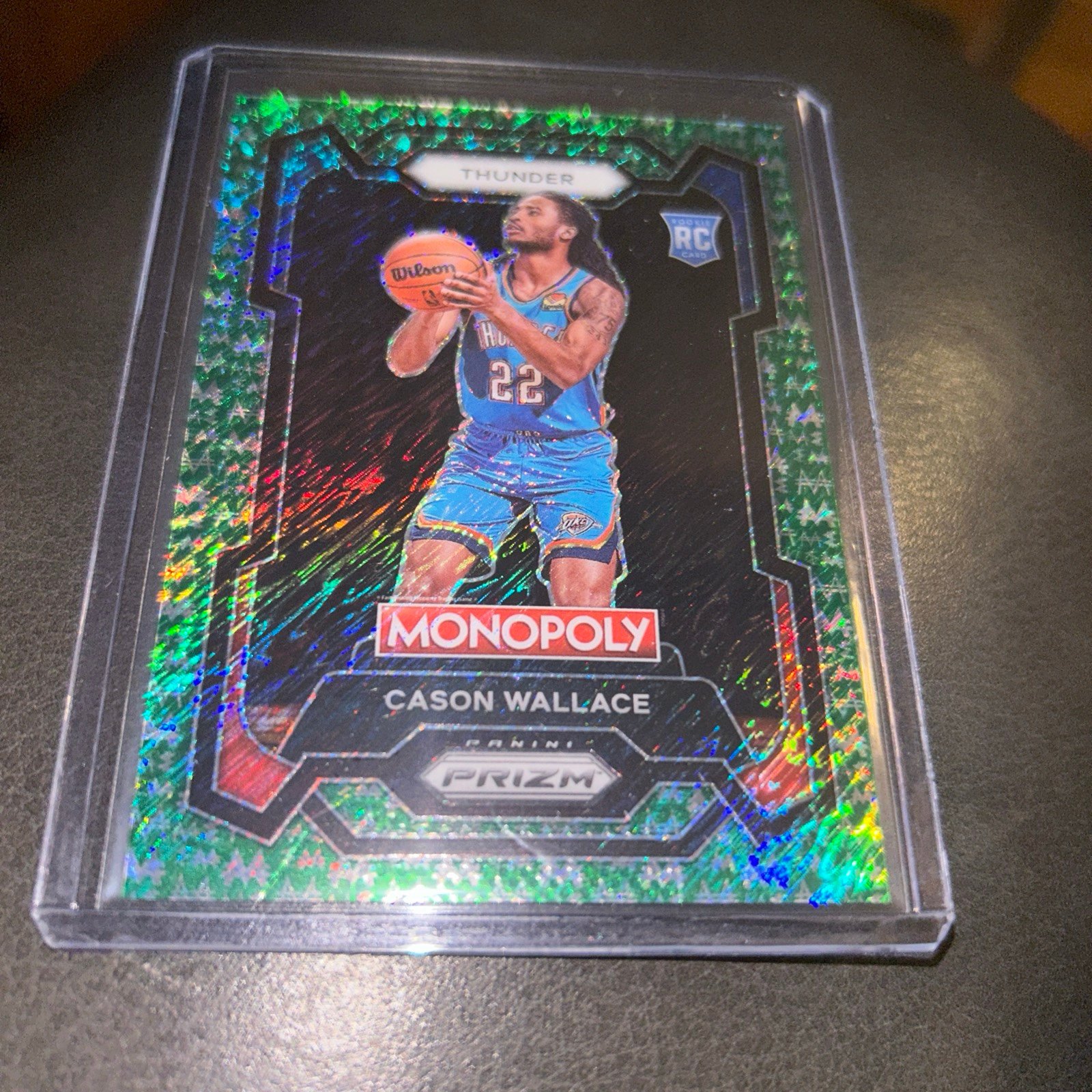 Prizm monopoly Cason Wallace RC rookie card