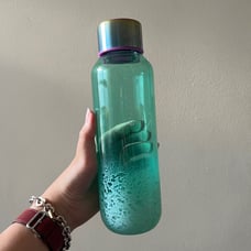 Starbucks Summer 2021 Seafoam Teal Glass 20oz Water Bottle