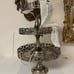 Beautiful Godinger 3-tier Mirrored Silverplate Grapevine Stackable Cake Stand