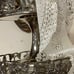 Beautiful Godinger 3-tier Mirrored Silverplate Grapevine Stackable Cake Stand