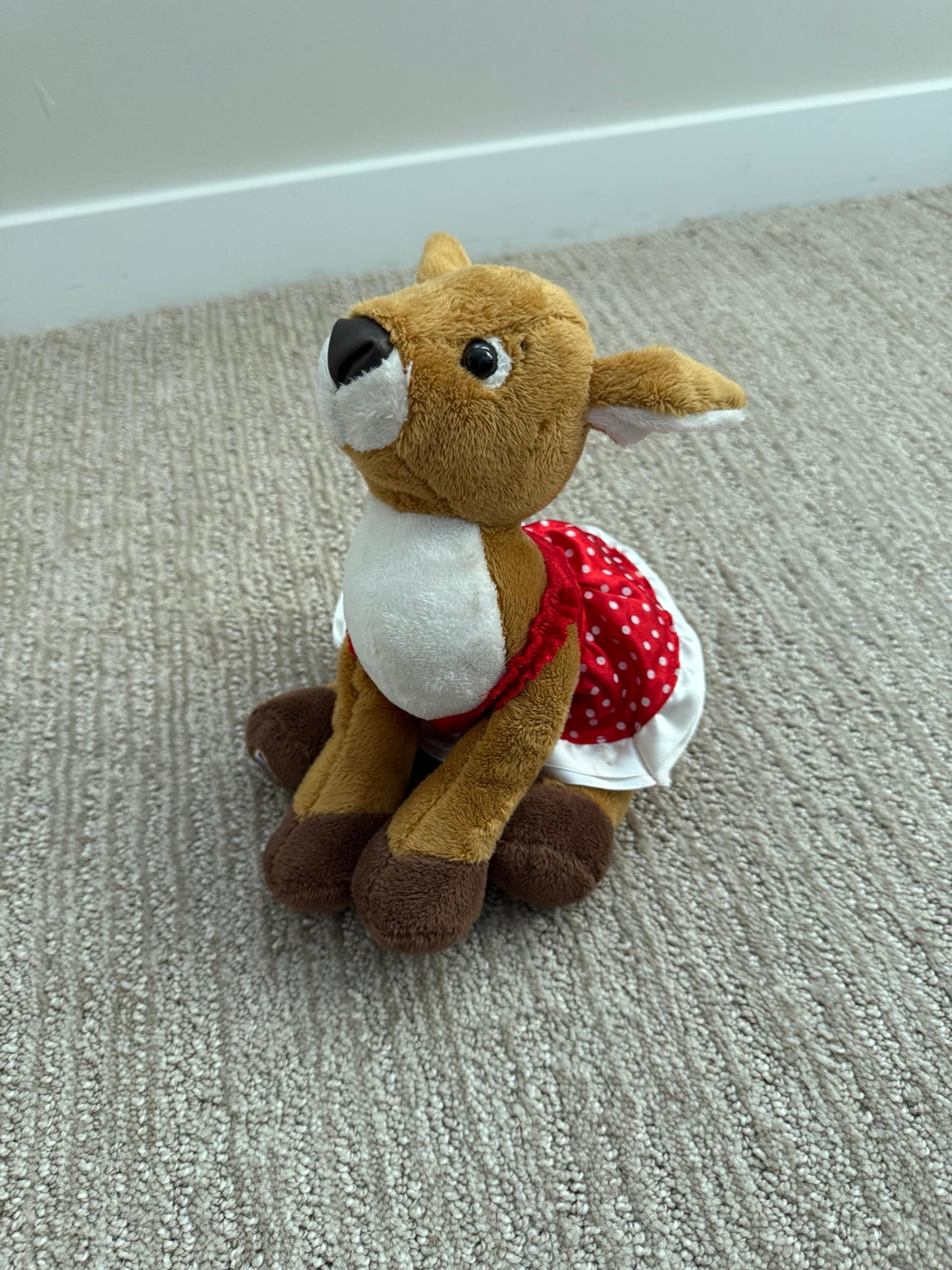 Ganz Webkinz Plush Deer HM331 Stuffed Animal No Code 8" Tall