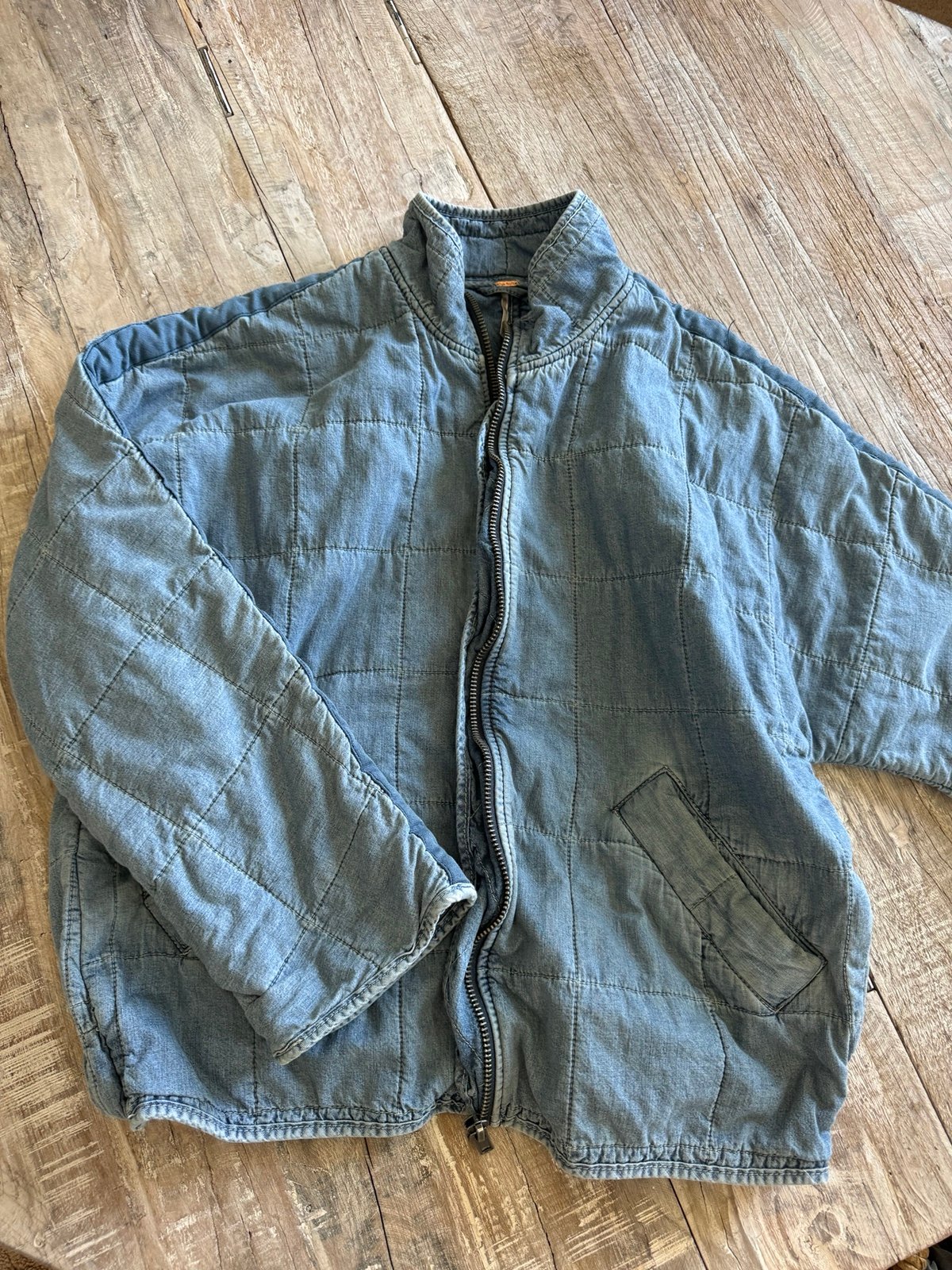 Free People Quilted Denim jacket