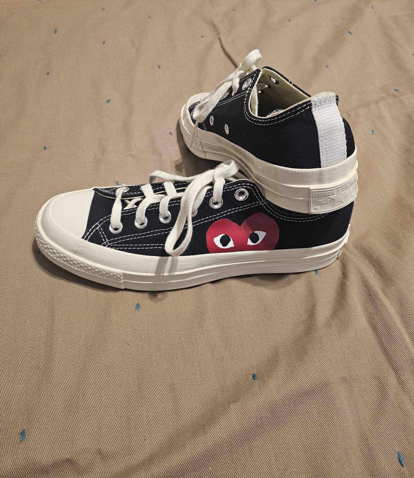 Converse Comme des Garcons Sz Men's 7 Women's 9.