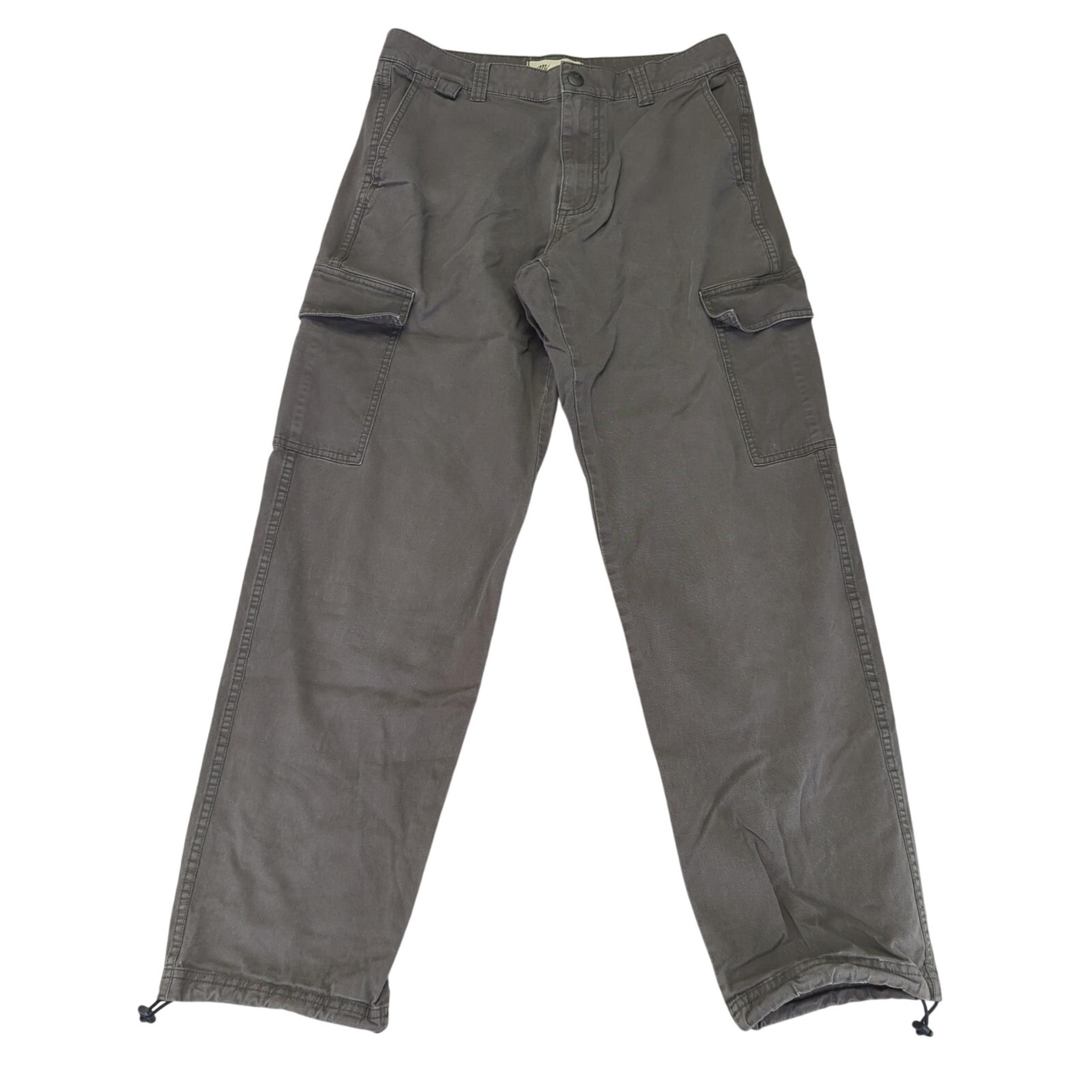 Madewell Cotton Hemp Hiking Cargo Pants Gorpcore ND598 Gray Women's 29 Stretch