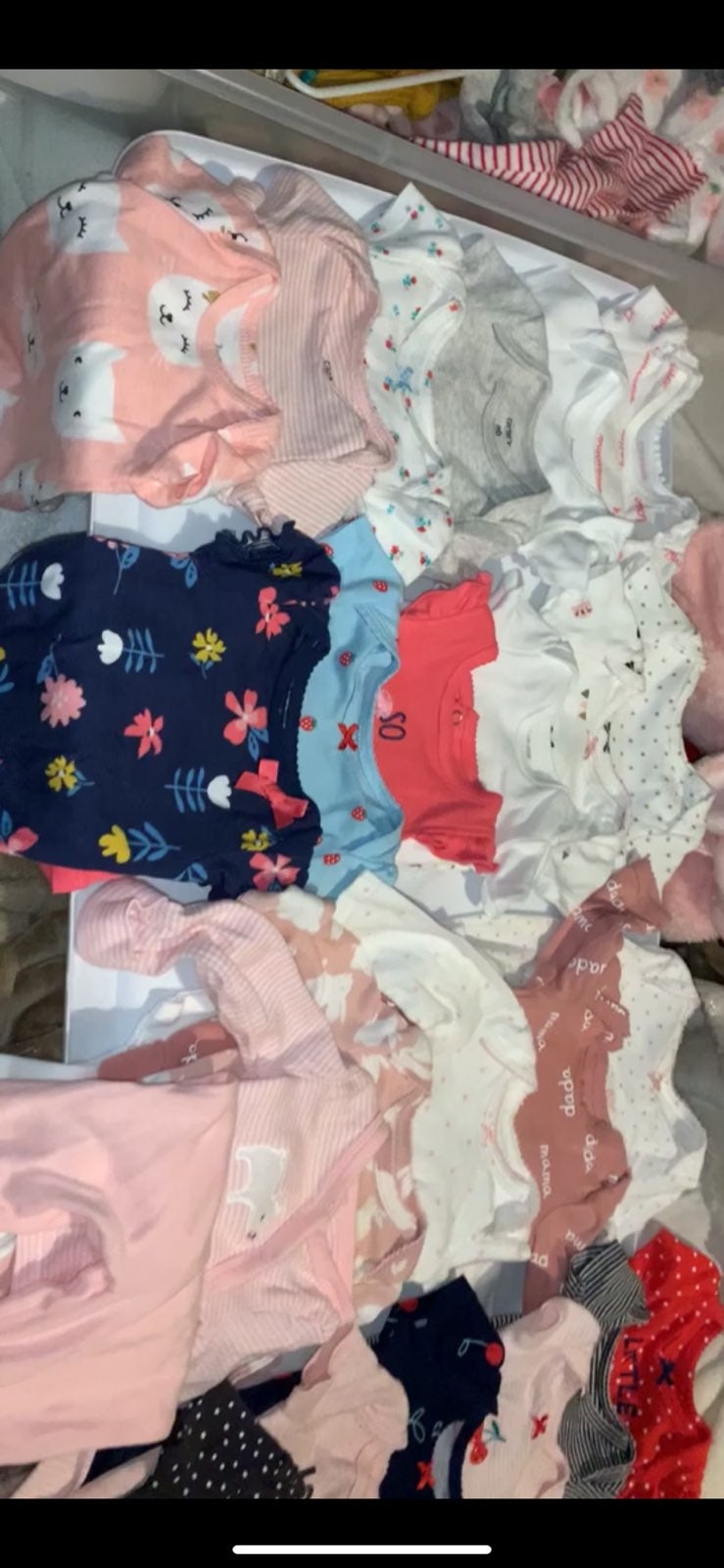 newborn girl clothes, 43 items