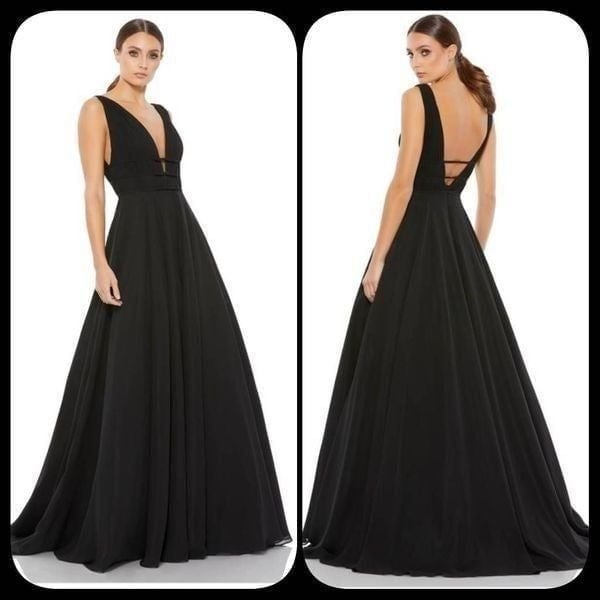 Ieena for Mac Duggal CHIFFON A-LINE BALLGOWN