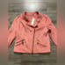 Soft Surroundings Dusty Coral Pink Faux Suede Moto Motorcycle Biker Jacket Coat