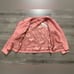Soft Surroundings Dusty Coral Pink Faux Suede Moto Motorcycle Biker Jacket Coat