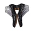 EUC Salvatore Ferragamo women's leather suede patchwork low heeled pumps, luxury
