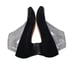 EUC Salvatore Ferragamo women's leather suede patchwork low heeled pumps, luxury