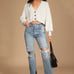 NWT Free people tapered baggy boyfriend in mid century blue sz 30