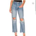 NWT Free people tapered baggy boyfriend in mid century blue sz 30