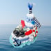 Ship Diaper Cake, Nautical Baby Shower