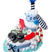 Ship Diaper Cake, Nautical Baby Shower