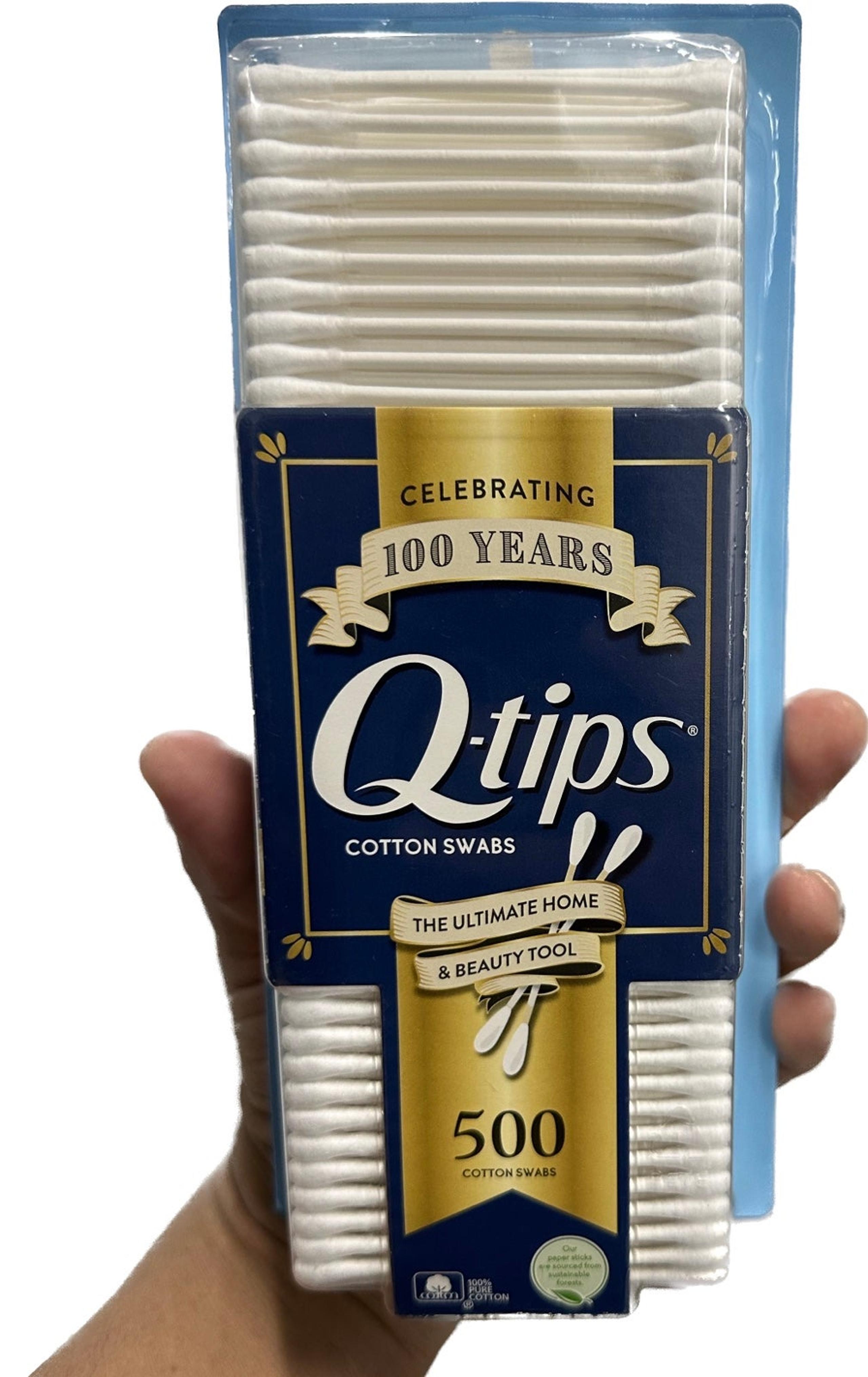 Q Tips Original Cotton Swabs 500 count 2 pack