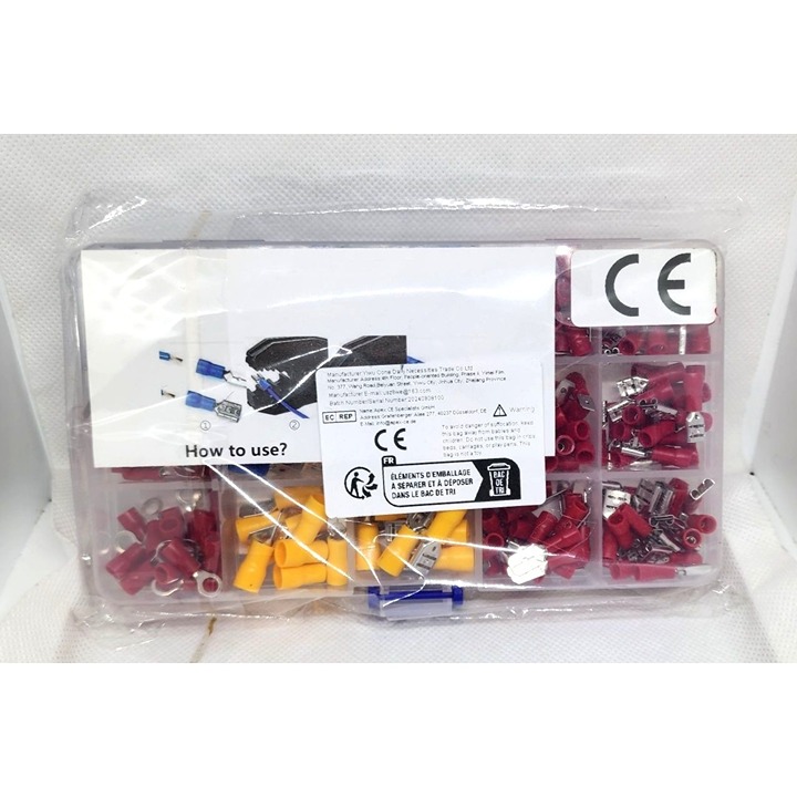 280-Piece Electrical Connectors Set – Assorted Wire Terminals & Crimp Connectors
