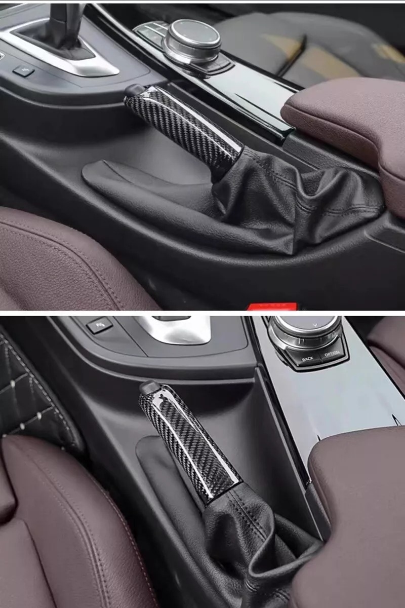 NEW BMW E90 E92 F30 F32 F80 F82 REAL CARBON FIBER PARKING E BRAKE HANDBRAKE
