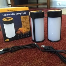 New LED Camping Lantern, Rechargeable Camping Lights with 400LM 5 Light Modes