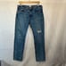 Frame Jeans Mens 34 Blue L Homme Slim Light Wash Distressed Straight Leg 34