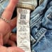 Frame Jeans Mens 34 Blue L Homme Slim Light Wash Distressed Straight Leg 34